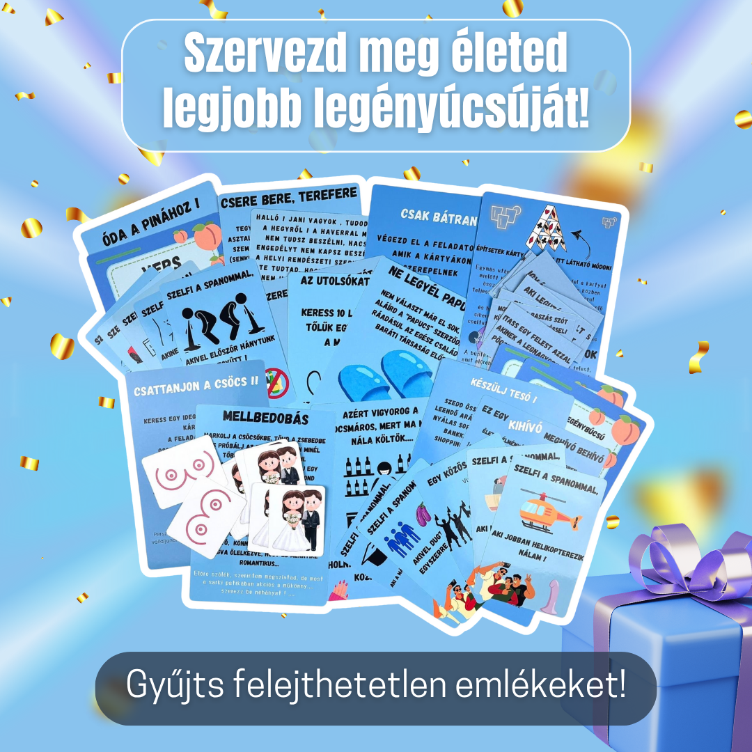 Legénybúcsú feladatcsomag